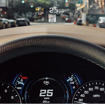 2018 Cadillac XT5 CROSSOVER Head Up Display
