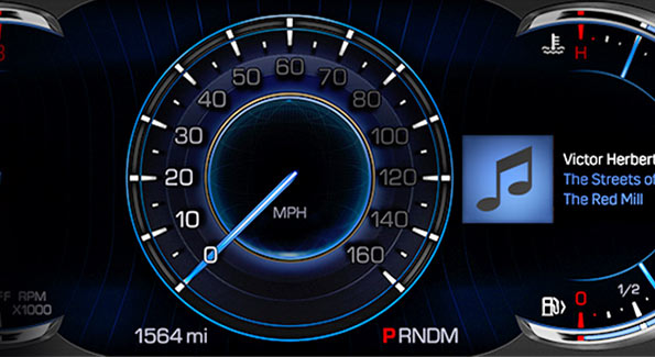 New 2018 Cadillac CTS-SEDAN CUSTOMIZABLE LCD DISPLAY
