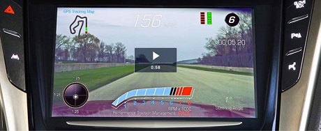 2018 Cadillac ATS-V Coupe performace data recorder