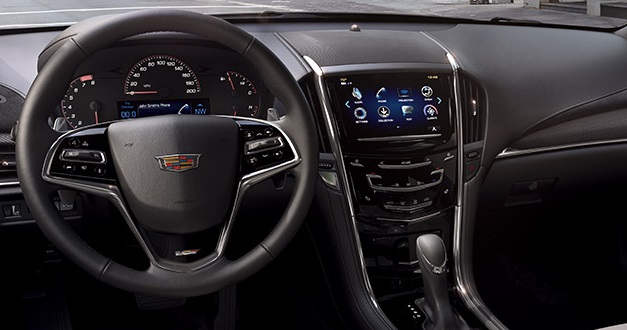 New 2018 Cadillac ATS-V Sedan interior dashboard look