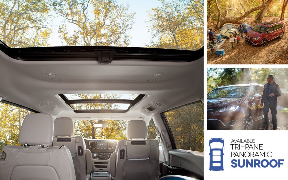 2018 Chrysler Pacifica Limited Exterior - TRI-PANE PANORAMIC POWER SUNROOF