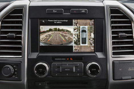 2018 Ford F-150 360-DEGREE CAMERA WITH SPLIT-VIEW DISPLAY