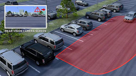 2018 GMC Acadia REAR CROSS TRAFFIC ALERT