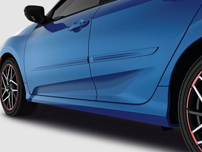 2018 Honda Civic Si Sedan BODY SIDE MOLDING 2018 Honda Civic Si Sedan BODY SIDE MOLDING