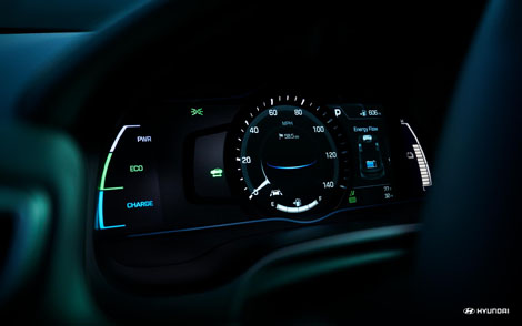 2018 Hyundai Ioniq Hybrid Interior Gallery Image