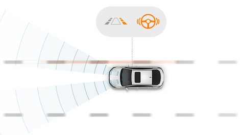 2018 Hyundai Ioniq Hybrid LANE KEEPING ASSIST SYSTEM (LKAS)