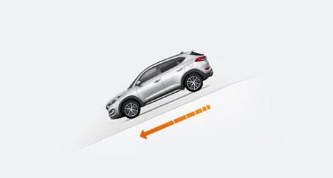 2018 Hyundai Tucson DOWN-HILL BRAKE CONTROL (DBC) AND HILL-START ASSIST CONTROL (HAC)