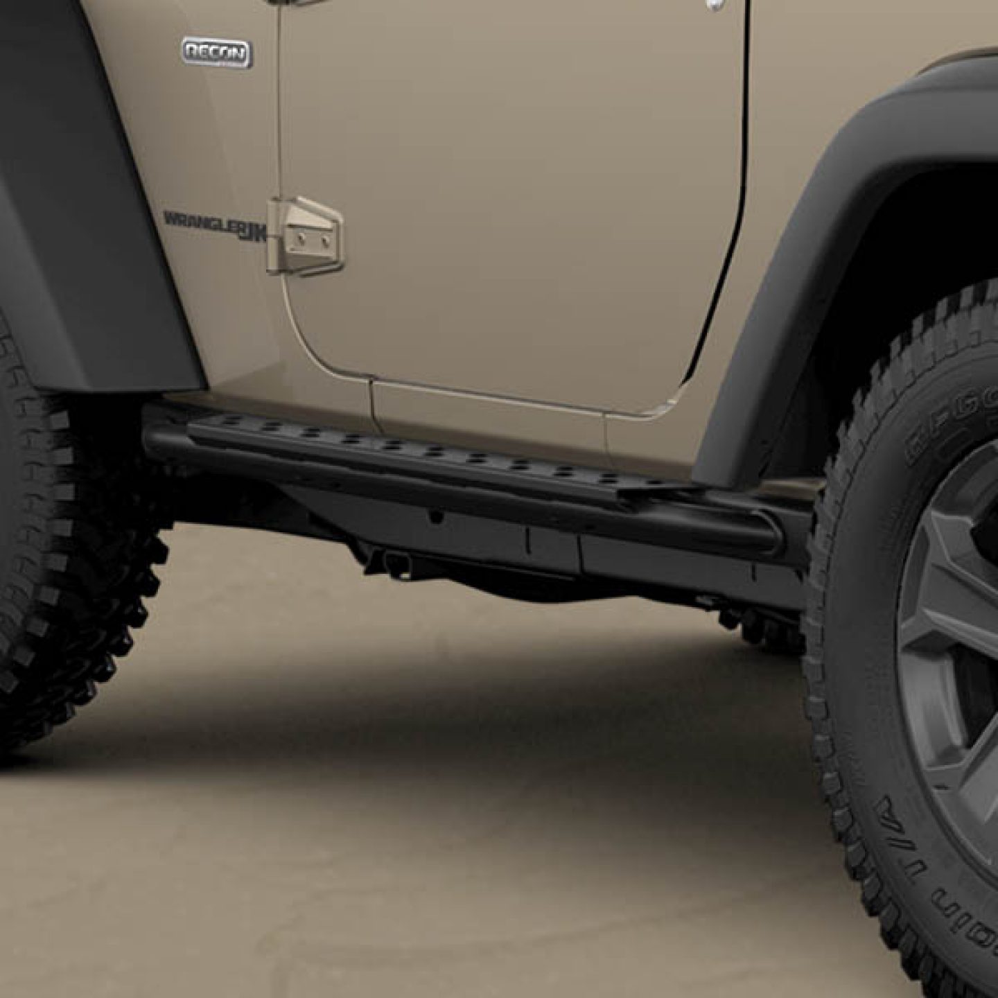 2018 Jeep Wrangler JK PREMIUM OFF-ROAD ROCK RAILS WITH TREAD PLATES