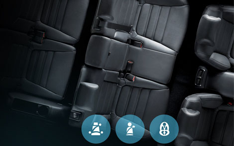 2018 Kia Sorento ADJUSTABLE SEAT BELTS