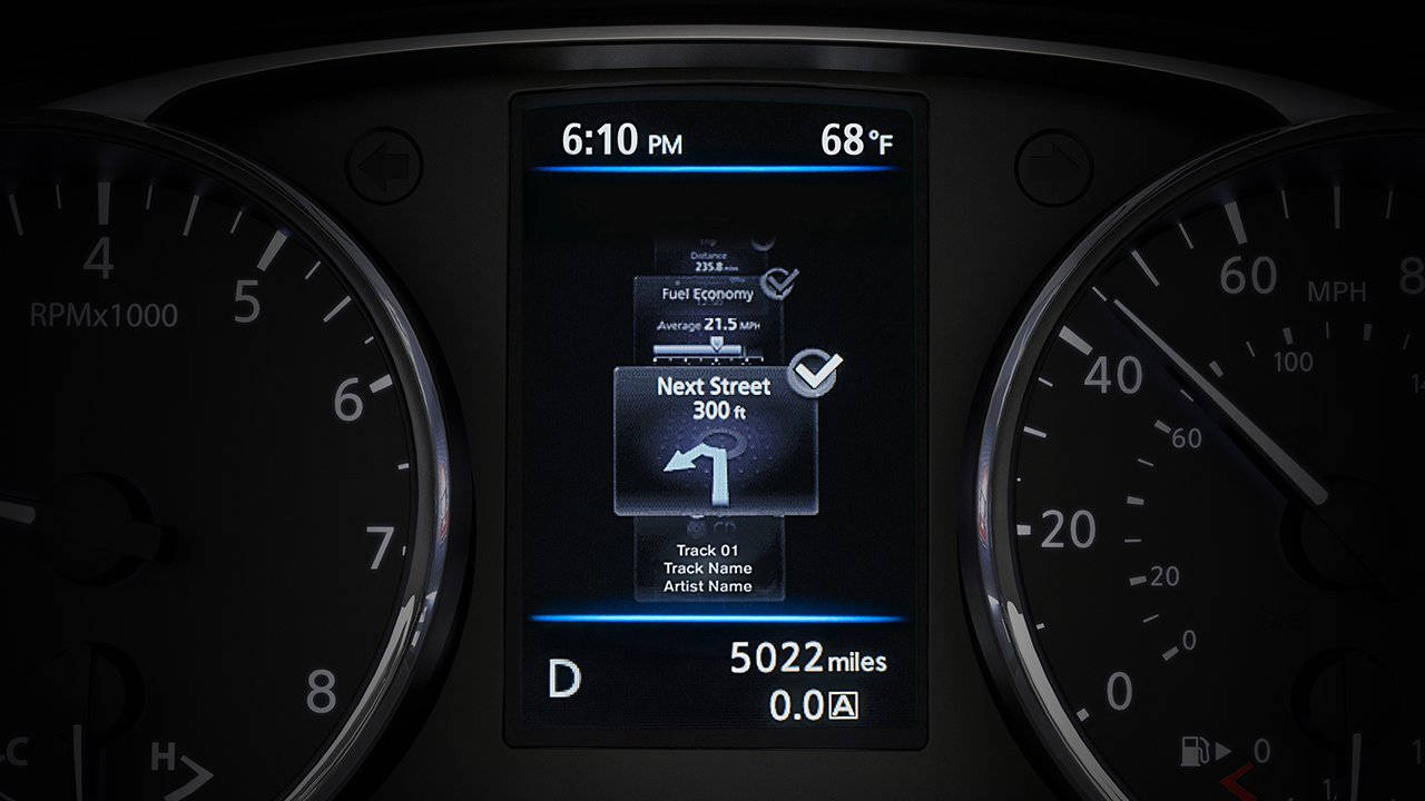 2018 Nissan Rogue TURN-BY-TURN DIRECTIONS
