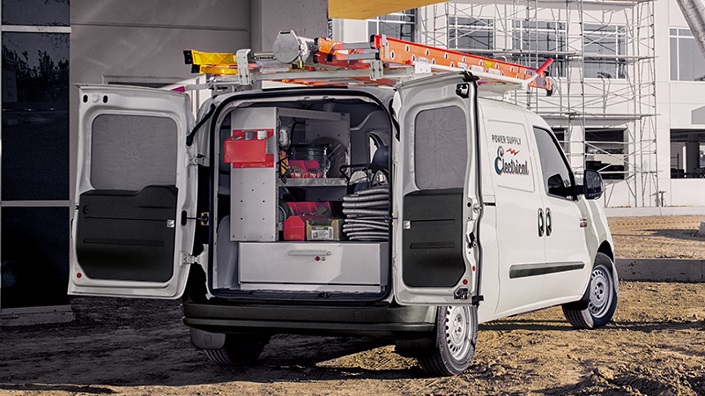 New 2018 RAM ProMaster City Van Upfit-Friendly Nearly Vertical Walls