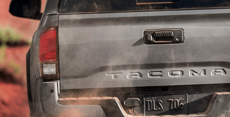 2018 Toyota Tacoma EMBOSSED TAILGATE WITH GRADE-SPECIFIC TAILLIGHTS