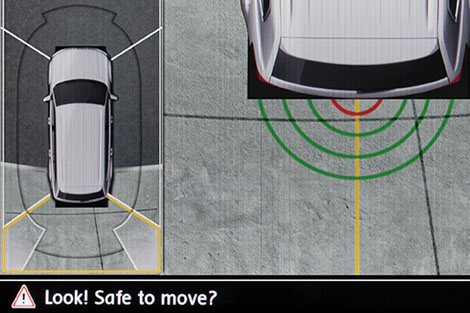 2018 Volkswagen Atlas Overhead View Camera (Area View) and Rearview Camera System