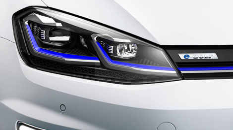 2018 Volkswagen e-Golf Available LED Headlights With Daytime Running Lights