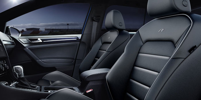 New 2018 Volkswagen Golf R Top Sport Seats With The R Logo New 2018 Volkswagen Golf R Top Sport Seats With The R Logo