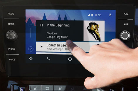 2018 Volkswagen Golf R 8 Inches Touchscreen Navigation System